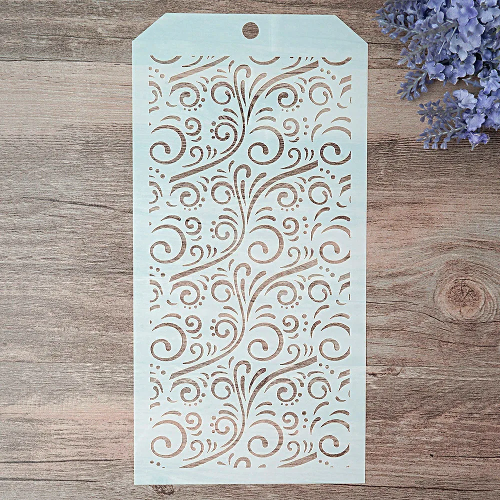 ST122465 12*24 см DIY ремесло Многослойные трафареты для стен Живопись штампованная для скрапбукинга штампы альбом декоративное тиснение бумажные карты - Цвет: ST122465
