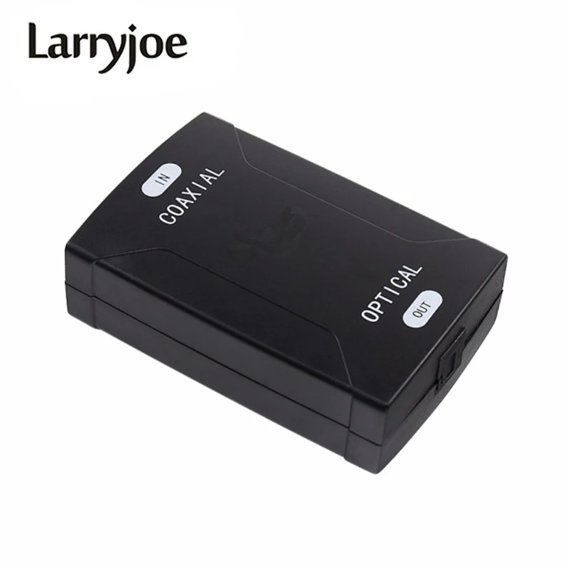 Larryjoe коаксиальный Оптический цифровой аудиопреобразователь TOSlink 24 бит/192K HD