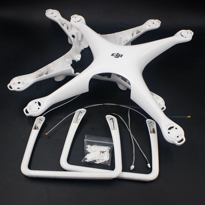 Замена корпуса для Dji Phantom 4/Верхняя Нижняя крышка шасси квадрокоптера 4 RC с