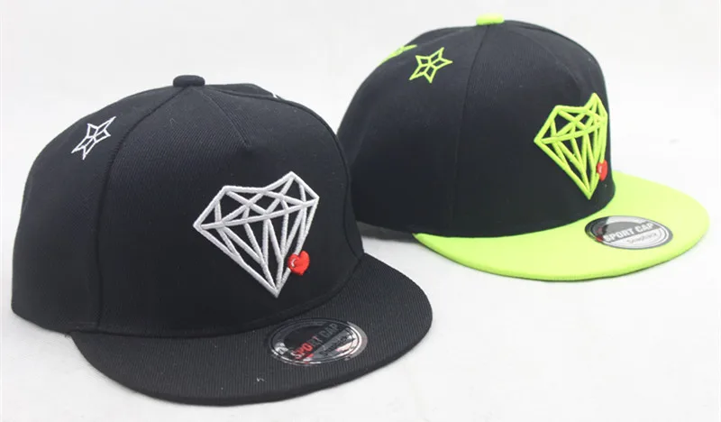 Детская кепка в стиле хип-хоп с вышитыми алмазами удобные регулируемые