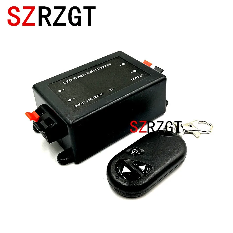 Одноцветный светодиодный диммер с дистанционным управлением 12 В-24 В 8 А для