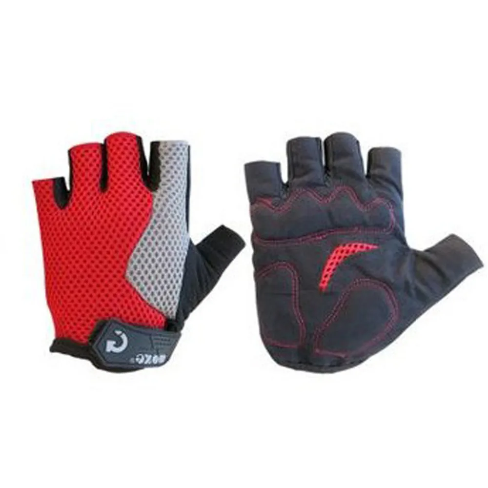 Велосипедные перчатки с полупальцами ударопрочные дышащие для спорта на