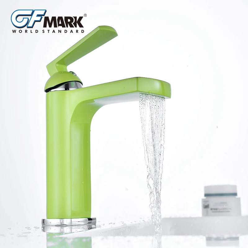 GFmark современный разноцветный хром смеситель для водопада латунный Смеситель