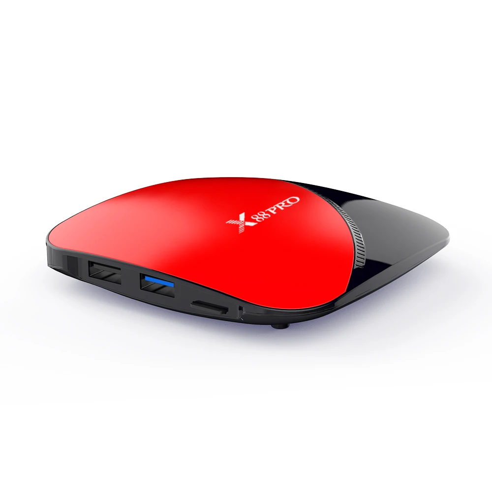 X88 Pro ТВ коробка Android 9 0 4 ГБ 64 с двумя камерами процессор Rockchip RK3318 Penta Core 5G Wi Fi HD Youtube 4K