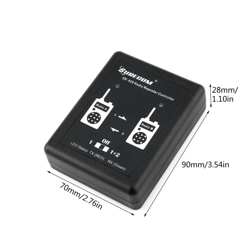 SURECOM SR-629 дуплексный репитер контроллер с кабелем рации межсегментный релейный контроллер релейный блок