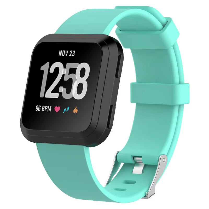 Для Fitbit Versa Lite Смарт часы замена Силиконовой Резины TPE Ремешок Браслет пояс