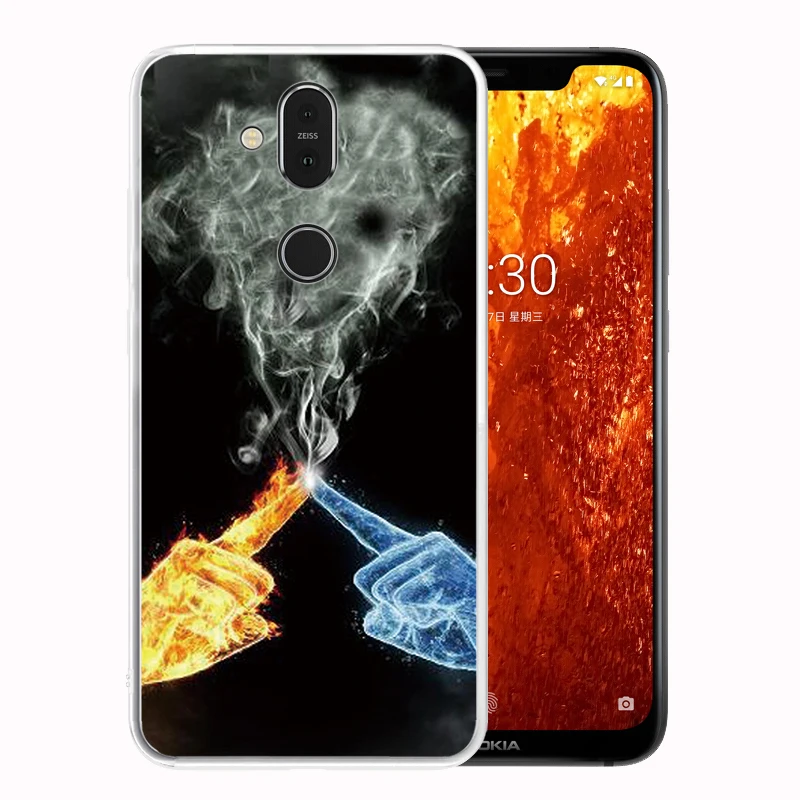 Мягкий силиконовый прозрачный чехол из ТПУ для Nokia 7 2 6 X6 X7 8 1 Plus X5 9 PureView X71 Прочный с