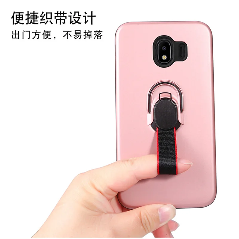 Пластик задняя крышка для samsung Galaxy J4 J6 J8 2018 чехол прочный армированный телефона