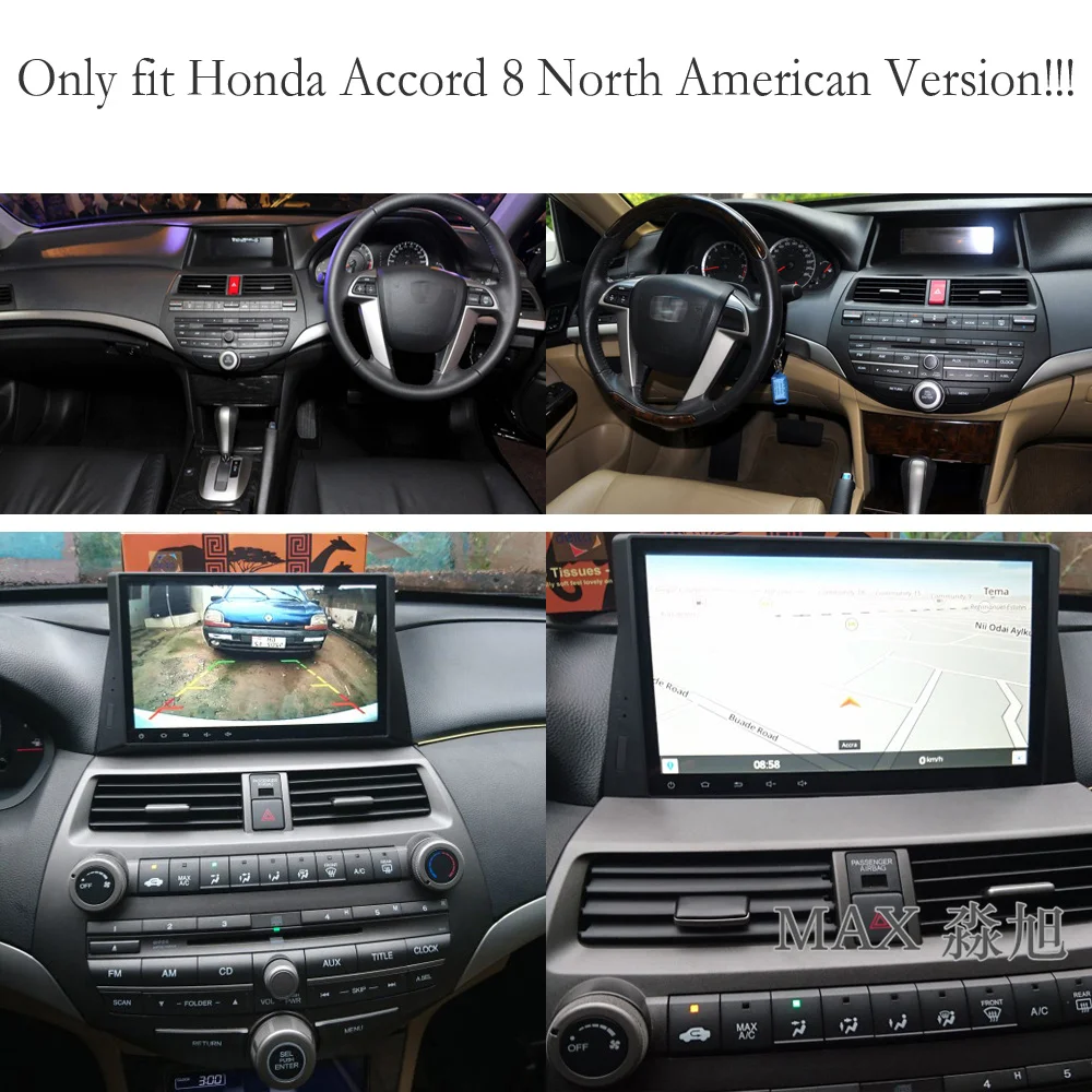 Макс Android 8 1 автомобильный DVD для Honda Accord Североамериканская версия Радио RDS Bluetooth