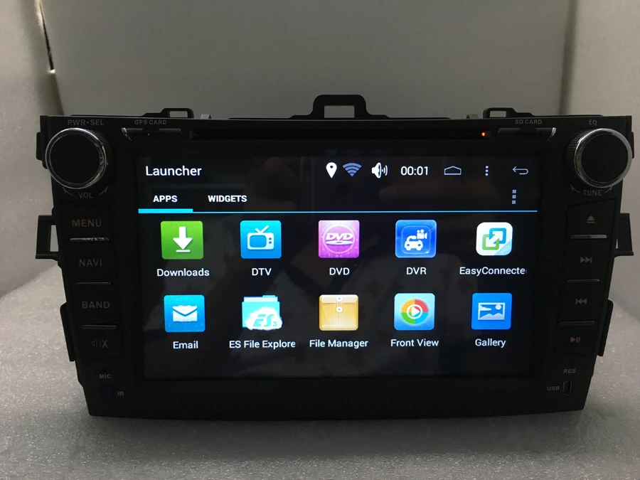 Android 6.0 Quad Core 1024*600 dvd-плеер автомобиля 2din Car 1.6 г 16 ГБ 3 г/Wi-Fi радио GPS для Toyota Corolla 2006-2011