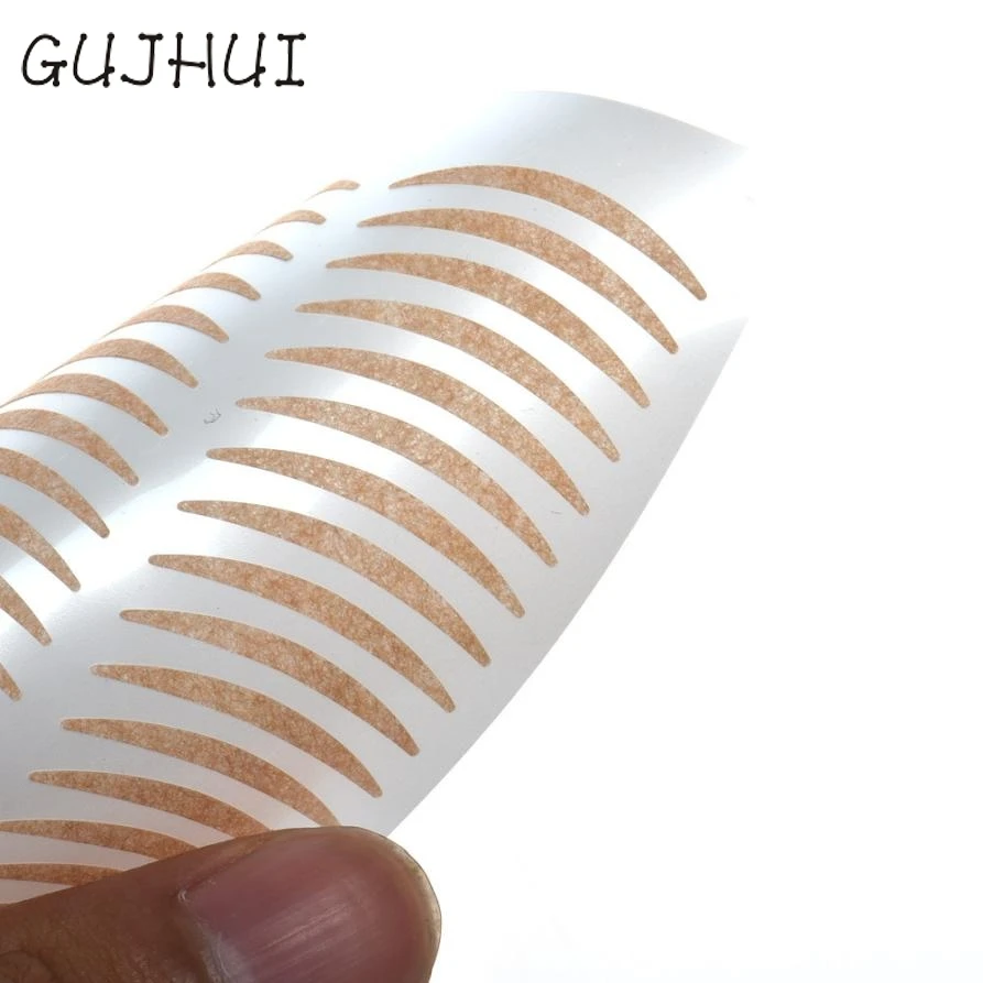 24 пары узкой бумажная Гвоздика наклейка для двойного века лента техническая глаз