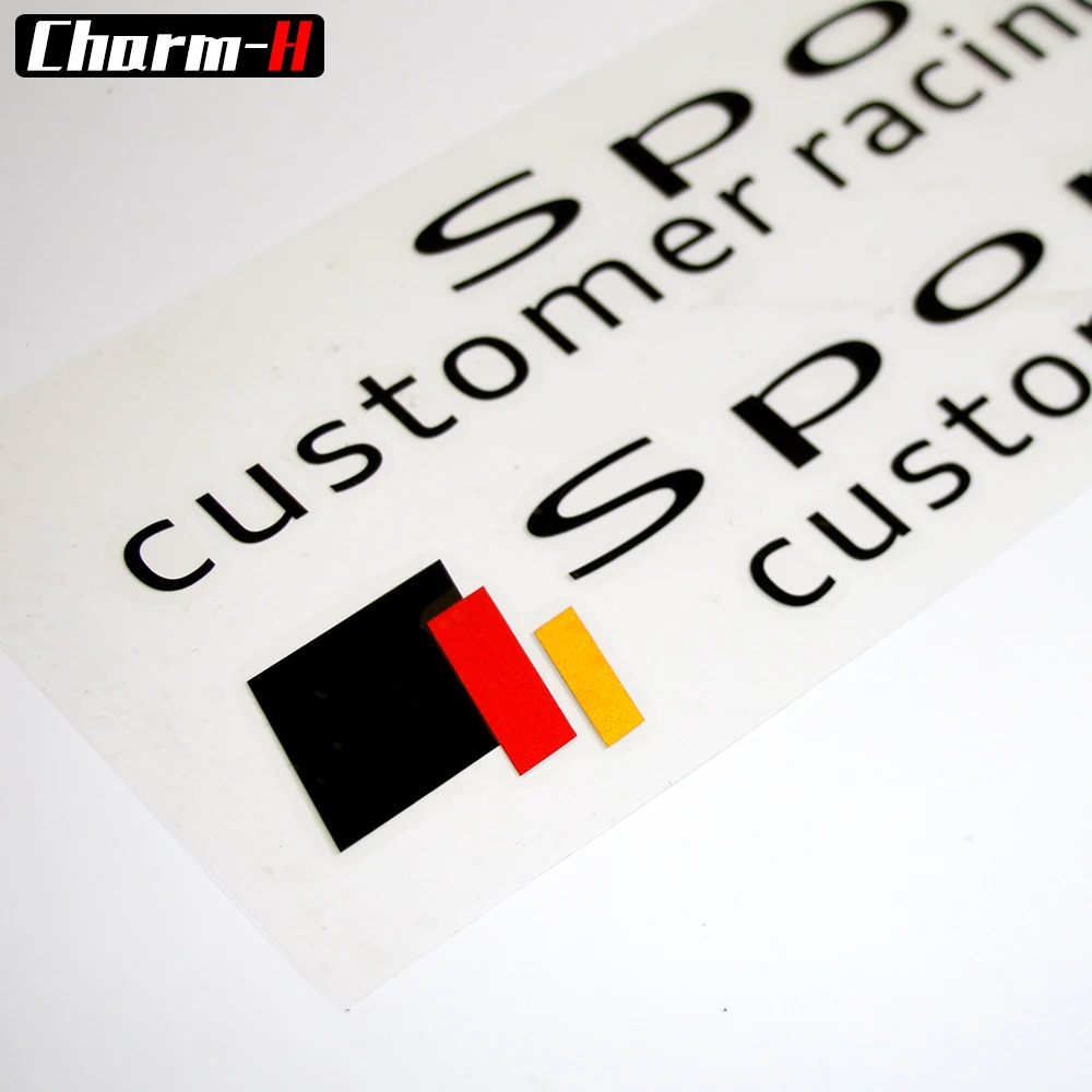 Наклейки для audi a3 a4 b6 b7 b8 a5 tt tts rs a6 c5 c6 c7q2 q5 q7 rs3 rs5 s3 s5 2 шт. аксессуары|Наклейки на