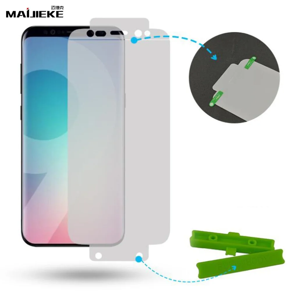 2 шт Мягкая HD Передняя и задняя Гидрогелевая пленка для GOOGLE Pixel 3A XL полное покрытие нано-покрытие Защитная пленка для экрана с установочным инструментом