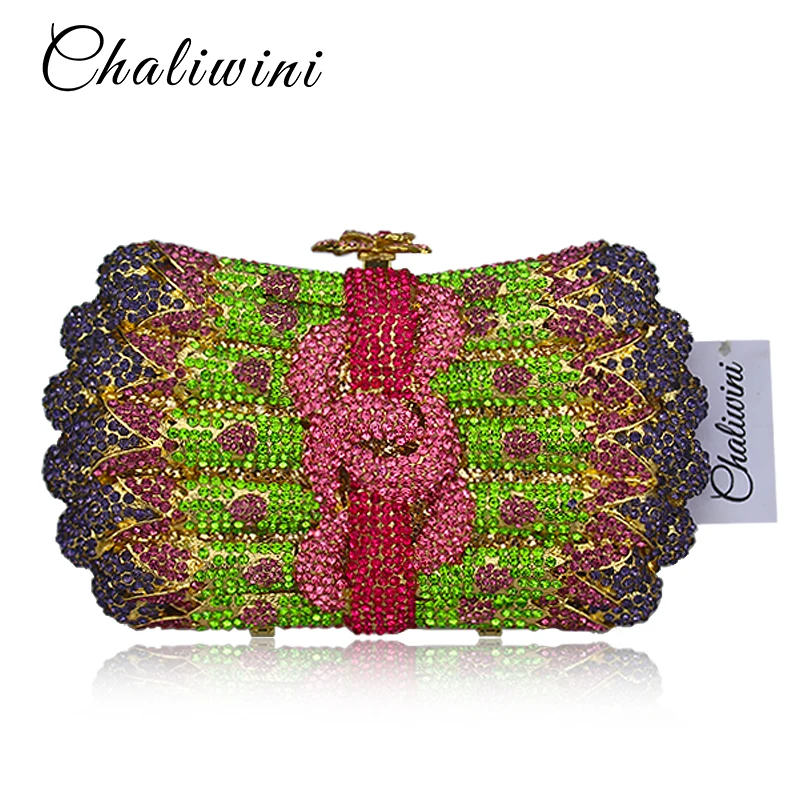 Роскошная обувь с украшением в виде кристаллов вечерняя сумочка для женщин