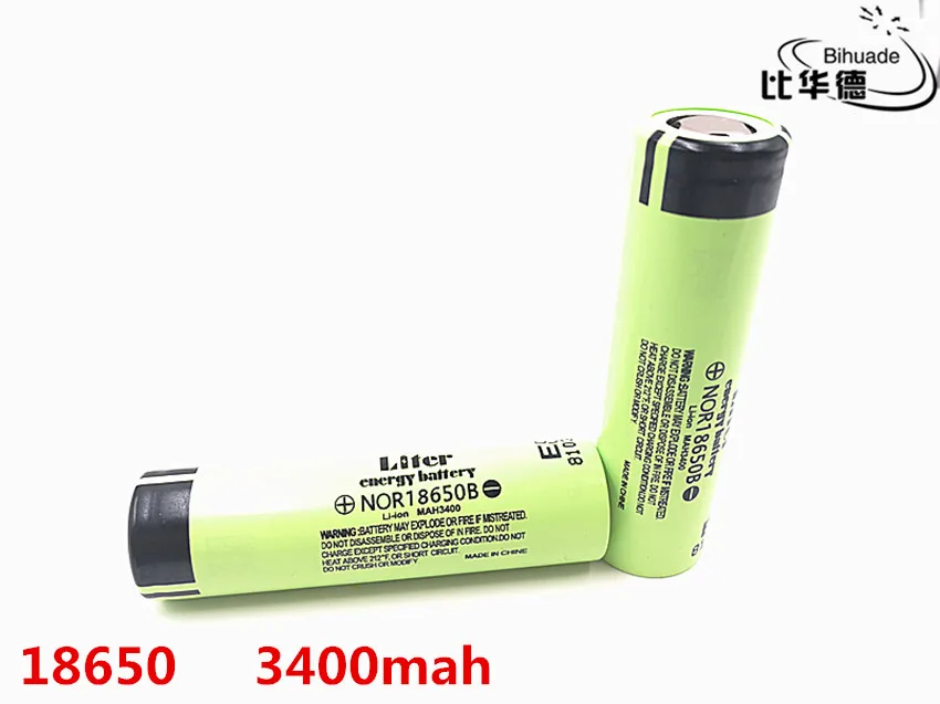 100% новый Оригинальный NCR18650B 3 7 v 3400 mah 18650 литиевая аккумуляторная батарея фонарик