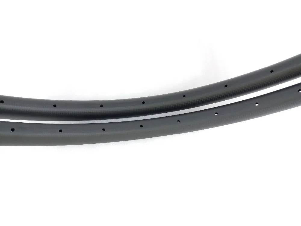 SUPER LIGHT 370g 29er 28X25 asymmetric carbon rims 3K UD 12K twill matte glossy 24H 28H 32H clincher tubeless mountain wheels | Спорт и