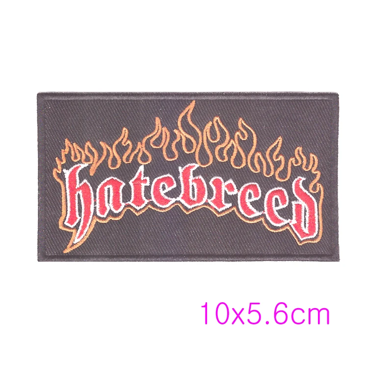 Нашивка Hatebreed с вышивкой аппликация для одежды металлическая музыкальной группы