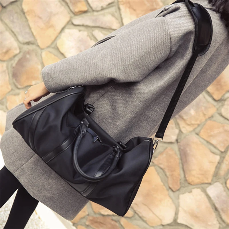 2018 новый черный спортивный Фитнес Gym Bag Для женщин Водонепроницаемый Оксфорд Tote