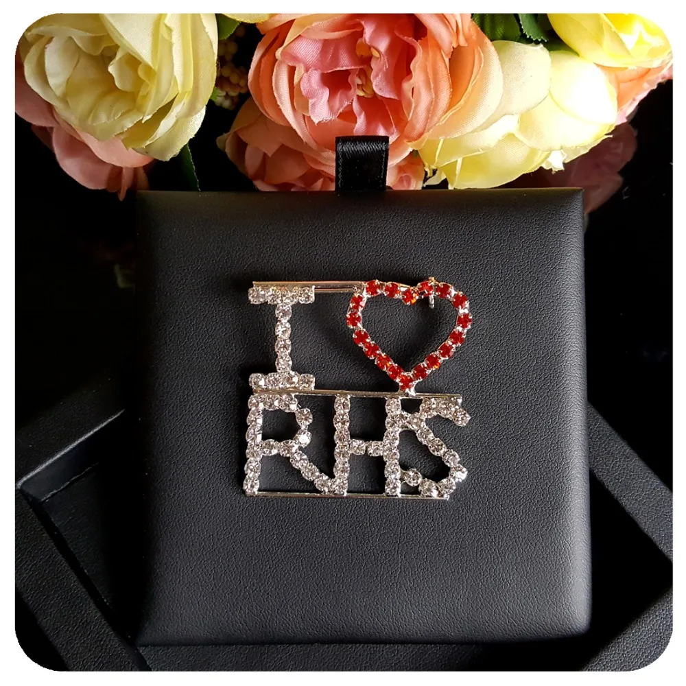 Украшения из страз Я люблю красную шляпу | и аксессуары