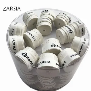 60 шт. Бесплатная доставка ZARSIA Tennis overgrip, перфорированный липкий на ощупь овергрипы для теннисной ракетки, запасная ручка, ручка для бадминтона