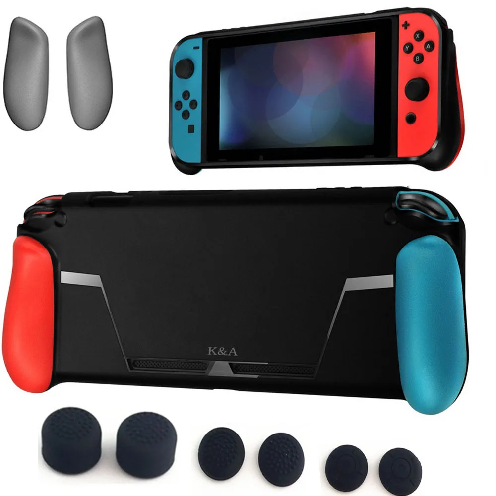 Мягкий защитный чехол для консоли Nintendo Switch NS NX из ТПУ с ручкой и карманом игровых