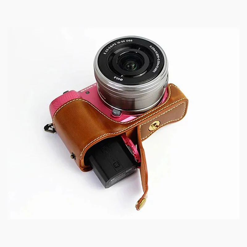 Чехол из искусственной кожи для Sony A5000 A5100 slr