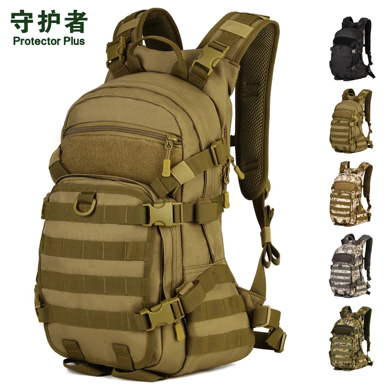 Beste Tactische Rugzak Protector Plus/S435 Nylon 25L Sporttas Voor 2L Waterzak Camouflage Militaire Trekking Pack Outdoor Wandelen Tas