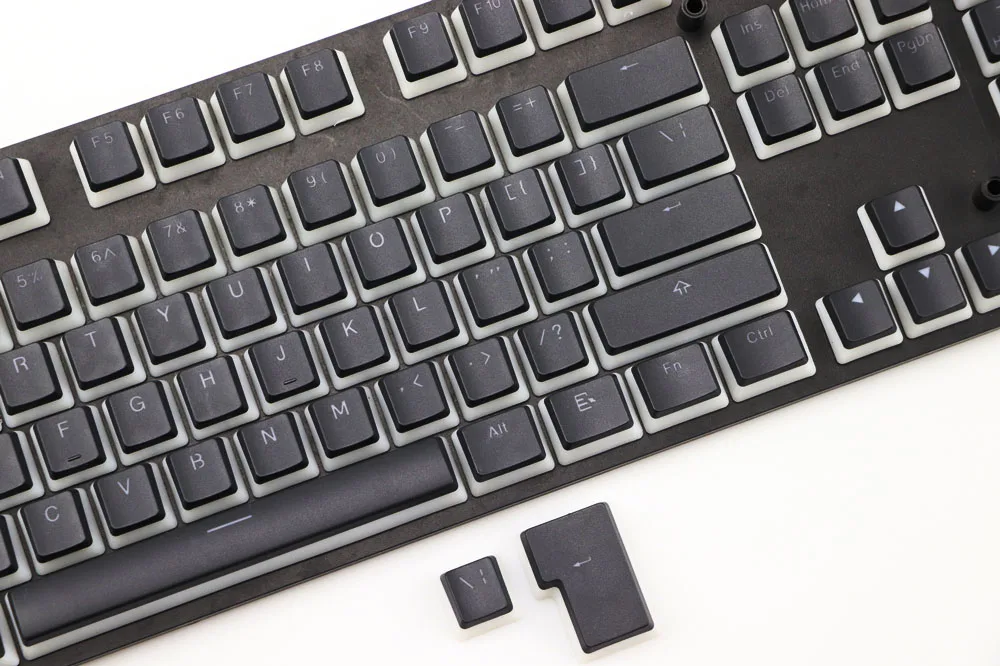 Двойная съемка 108 ключ ANSI макет PBT OEM профиль пудинг Двойная кожа с подсветкой Keycap для механической игровой клавиатуры MX переключатели