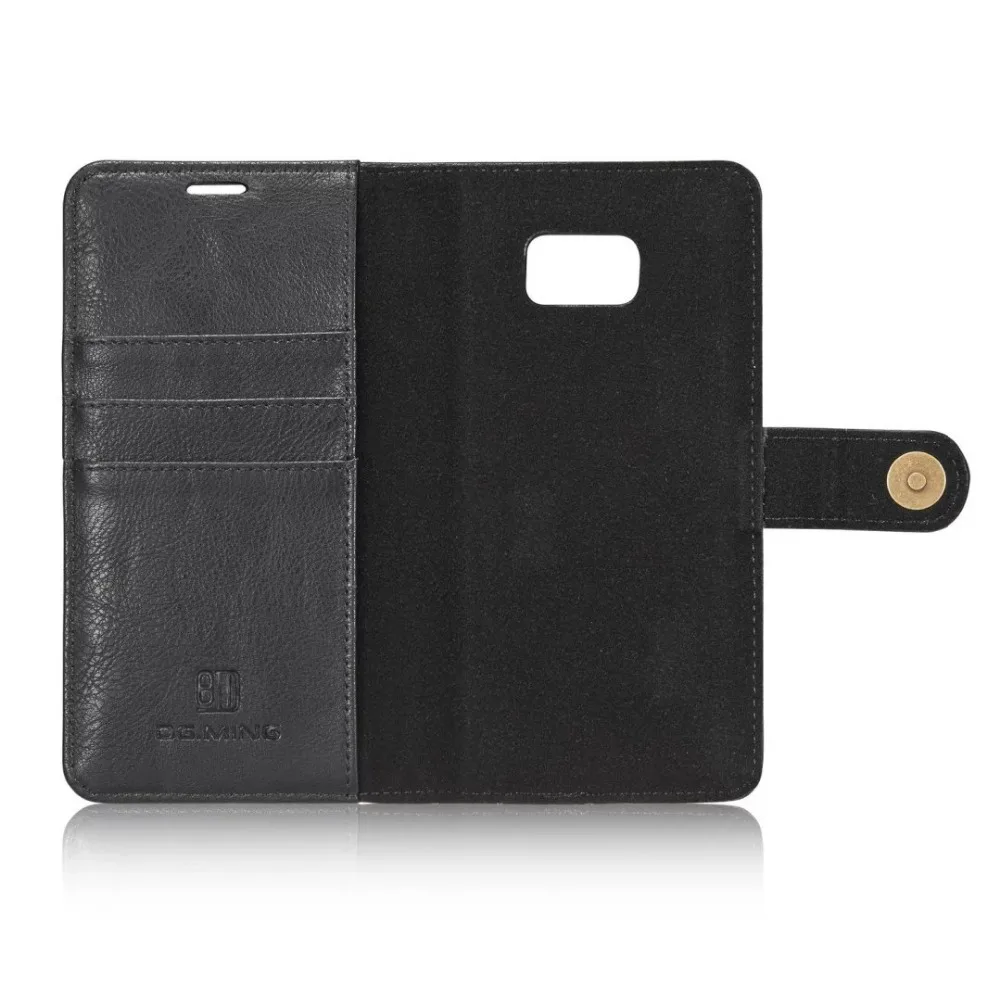 DG. MING 2 в 1 для Galaxy S7 Edge чехол Роскошный из искусственной кожи 3 слота карт G935