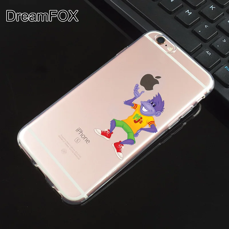 M205 милый мягкий силиконовый чехол из ТПУ с обезьянкой для Apple iPhone 11 Pro X XR XS Max 8 7 6 6S