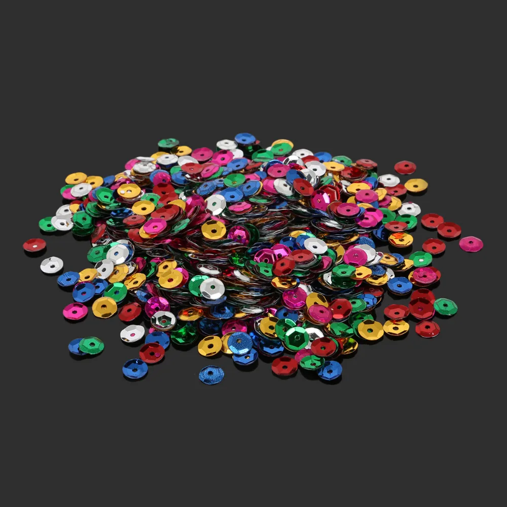 Круглые пайетки MixColor (1500 3500 шт.) для рукоделия аксессуары одежды скрапбукинг
