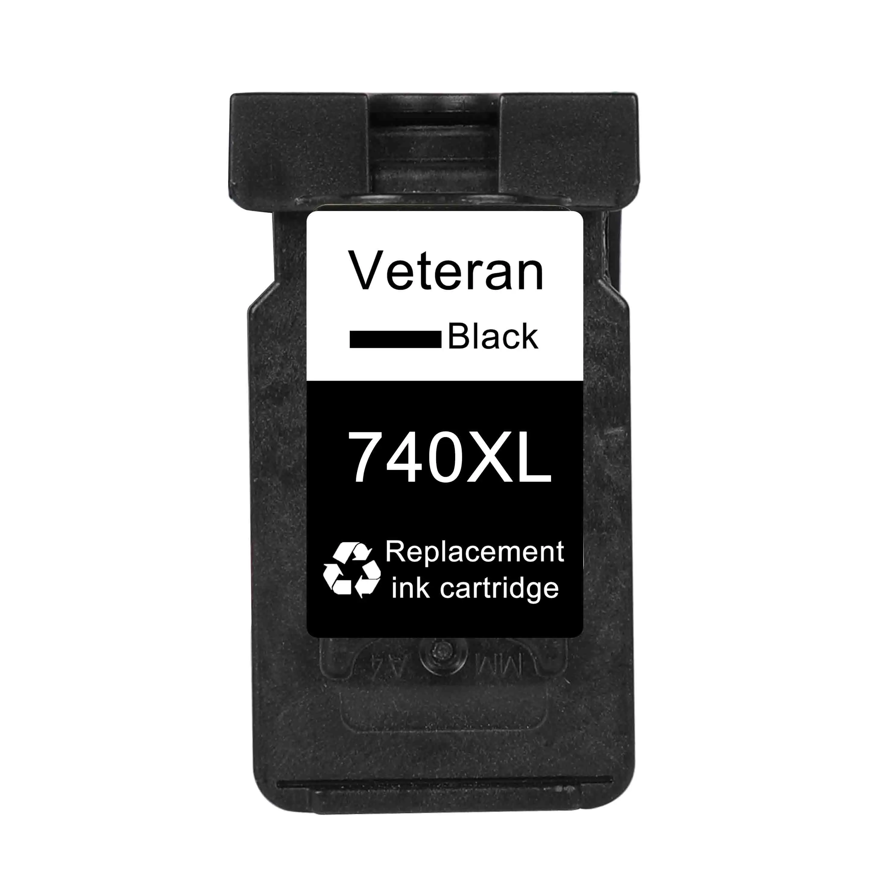 PG740 Ветеран 740XL 741XL картридж сменный для Canon PG 740 CL 741 PG-740 CL-741 для Pixma MX517 MX437 MX377 MG3170 MG2170 - Цвет: PG740