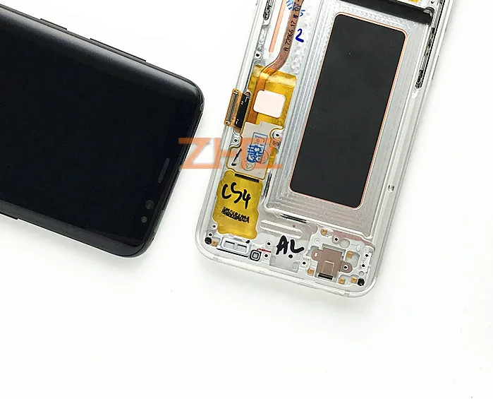 Для samsung Galaxy S8 lcd g950 s8 plus g955 кодирующий преобразователь сенсорного экрана в сборе с рамкой s8 дисплей Замена Ремонт Запчасти