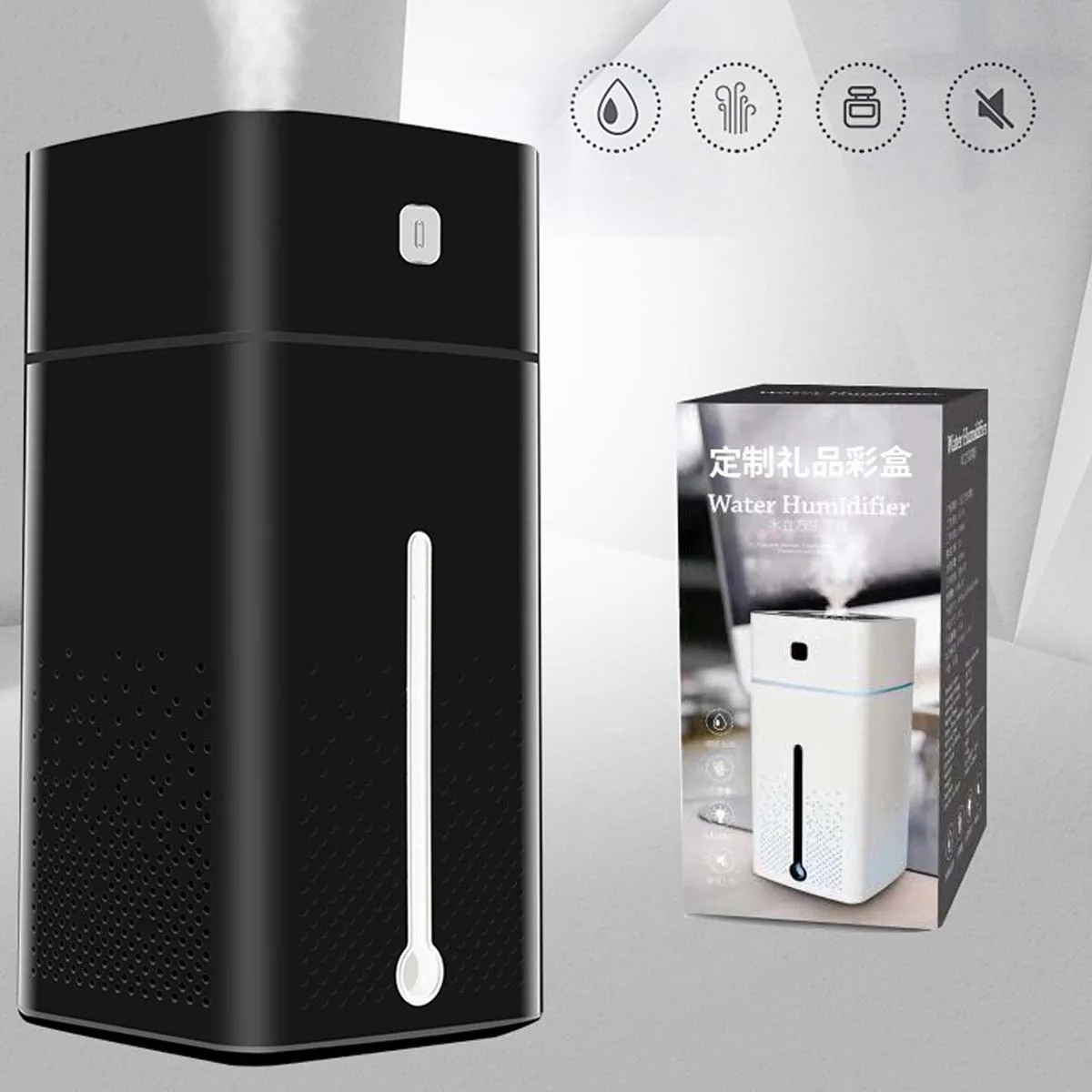 1000 мл ультразвуковой увлажнитель воздуха USB диффузор эфирное масло 7 цветов