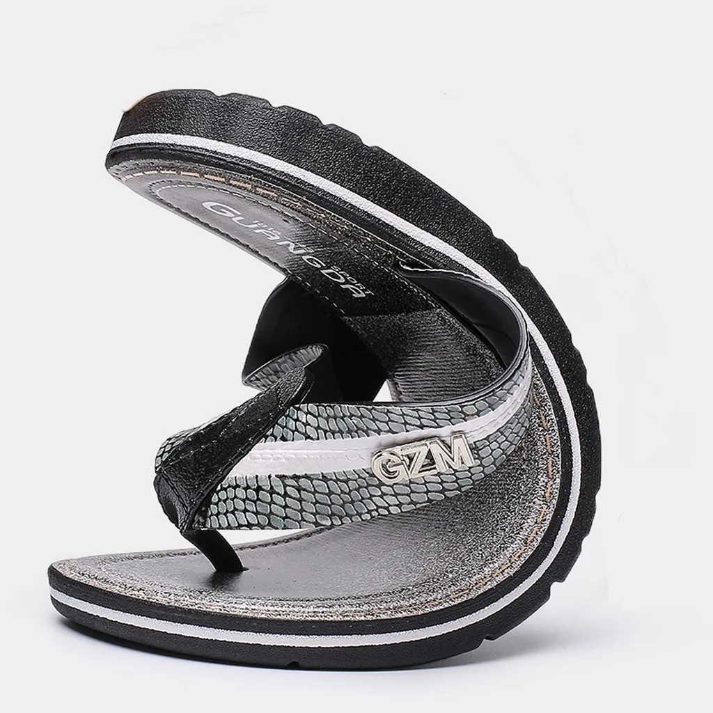 Новое поступление летние мужские вьетнамки в полоску пляжные сандалии zapatos hombre