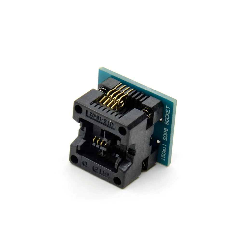SOIC8 SOP8 to DIP8 EZ Socket Converter Module Programmer Output Power Adapter With 150mil Connector SOIC 8 SOP To DIP | Автомобили и