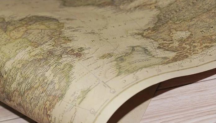 Земные земли terraqueo мира царапины Глобо наземная карта Плакат Путешествия Запись