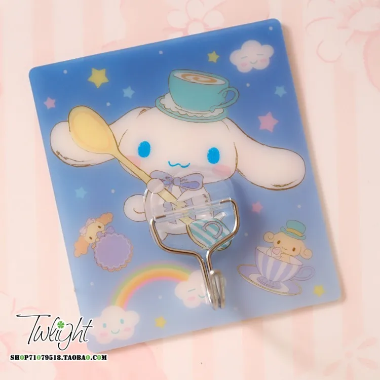 2 шт./лот милый, которая проигрывает мелодии из грустное яйцо Гудетама cinnamoroll Пластик крючки, присоски настенная присоска Кухня вешалка чашки всасывания аксессуары для кукол