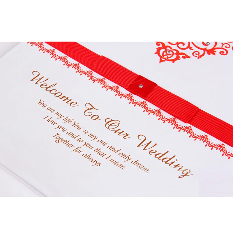 Книга для гостей свадьбы с любовным сердцем | Дом и сад