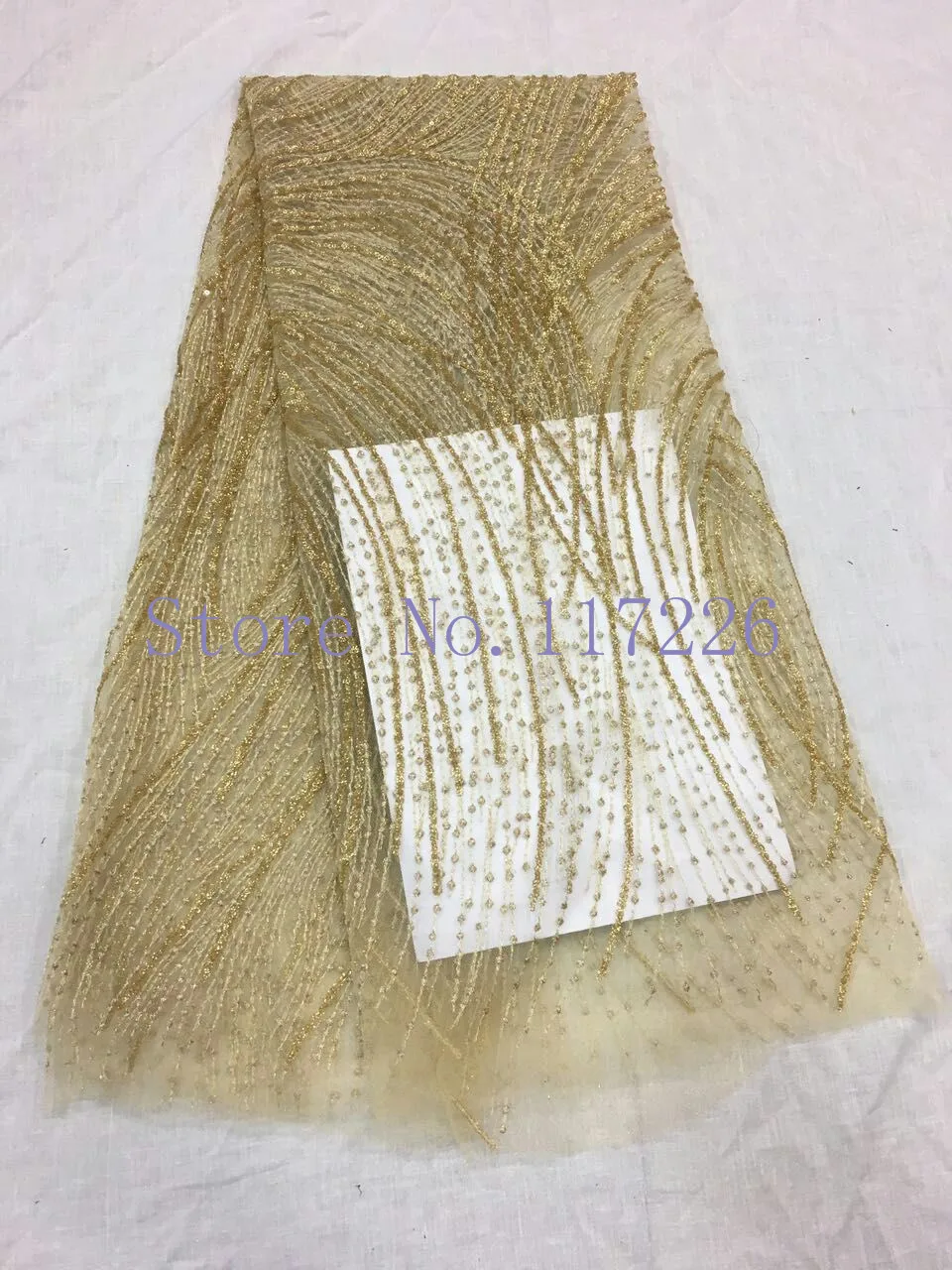 Специальный дизайн искусственная африканская сетка Тюль с вышивкой для