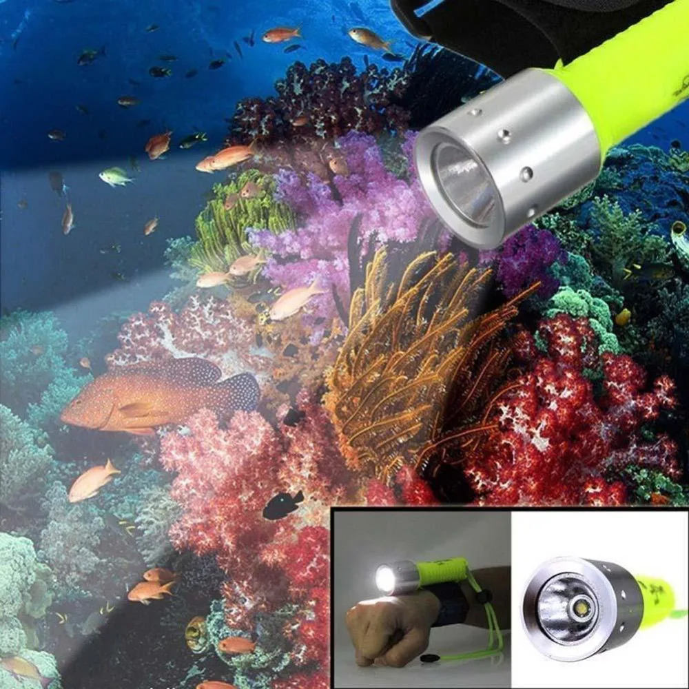 Q5 светодиодный фонарик для дайвинга подводный Lanterna 2000 люмен Водонепроницаемый