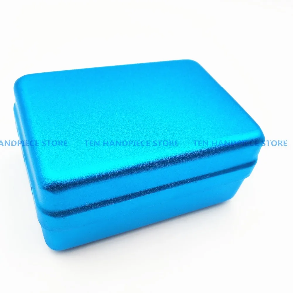 

2018 good quality 1 PCs 180 Holes Denshine Dental bur Holder Autoclave Disinfection Box Blue