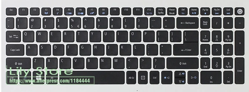 Силиконовая крышка клавиатуры протектор для acer Aspire Vn7-792G F15 F5-571 F5-573G/Aspire 3 A315/Aspire 7 A715 15 17 дюймов