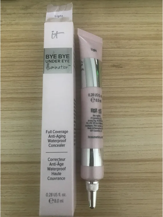 It cosmetics byebye под глазами полное покрытие антивозрастной водостойкий консилер 8 мл Прямая поставка - Цвет: light