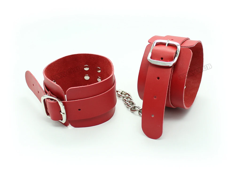 Тьерри наручники из натуральной кожи бондаж ограничения рабы желания игрушки