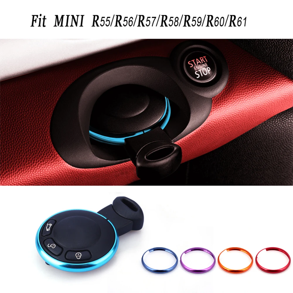 Брелок накладка кольцо для Mini Cooper JCW R55 R56 R57 R58 R59 R60 R61 Countryman Paceman CLUBVAN CLUBMAN стиль