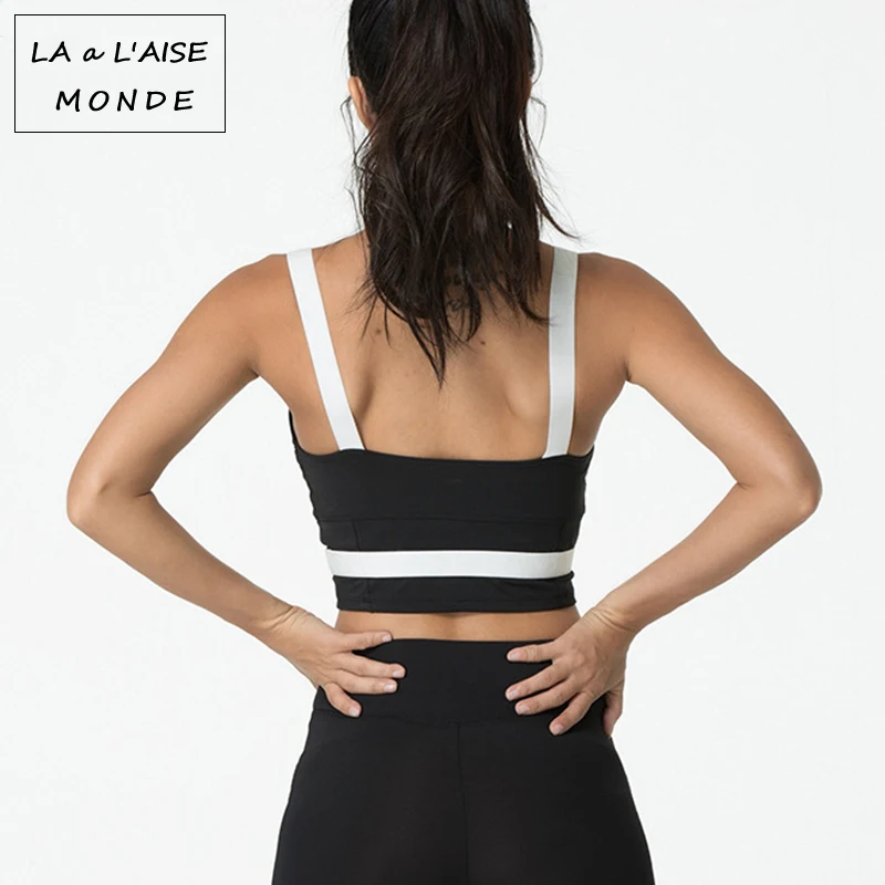 Для женщин Сексуальная йога Фитнес Топ для занятий спортом Bh Racerback Sportbh активного