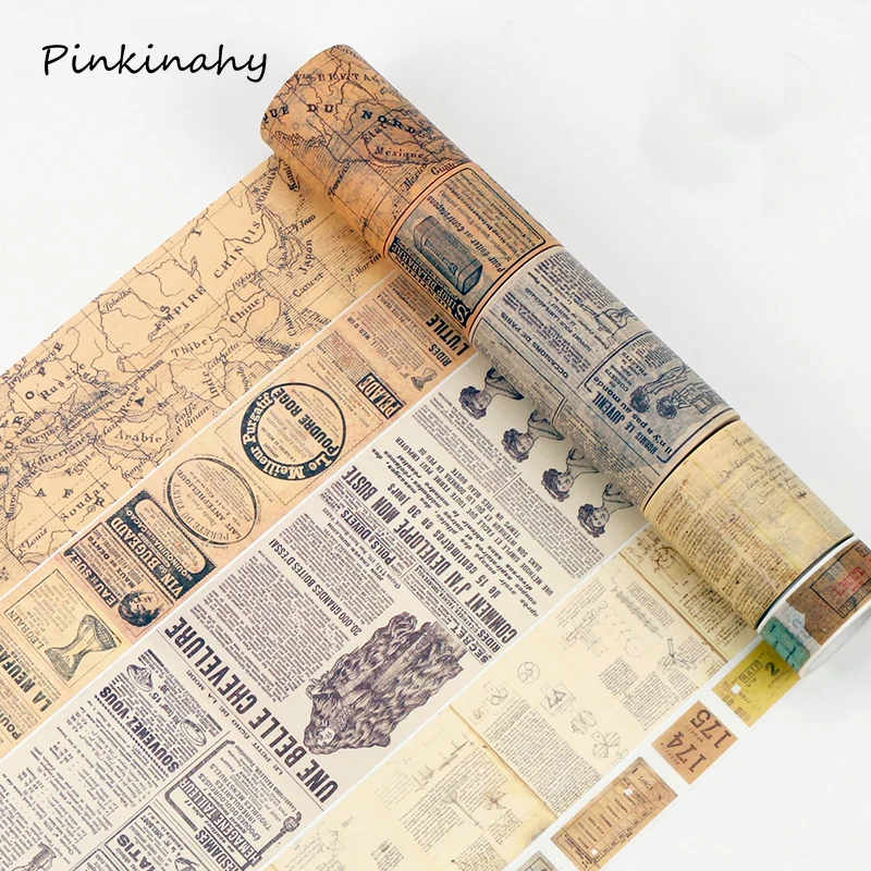 Дорожная серии Винтаж карта печать билета в европейском ретро стиле лента для