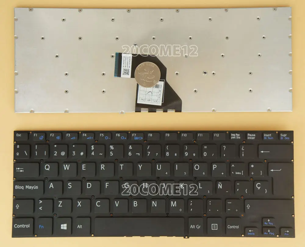 НОВЫЙ ДЛЯ SONY VAIO FIT 14E SVF14325CLB SVF14415CLB Клавиатура Ноутбука ЧЕРНЫЙ Испанский Teclado |
