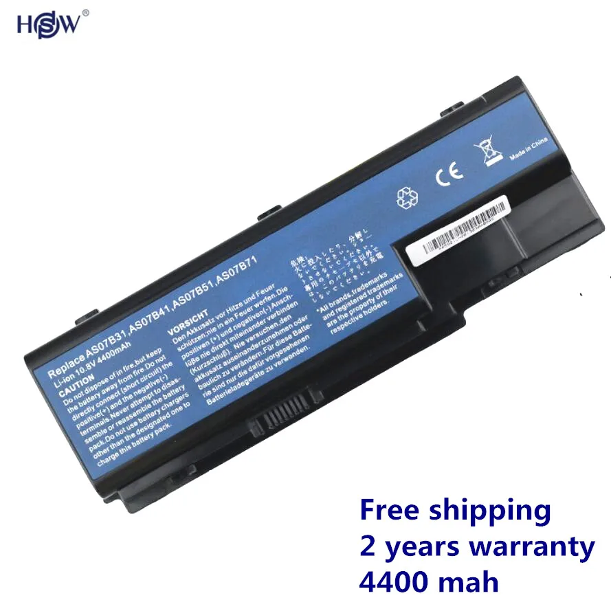Аккумулятор для ноутбука Acer Aspire 4400 8730G 8730Z 8730ZG 8730 8735G 8920 8920G 8930 8930G 8935 8940G Extensa 7230 7630G 2